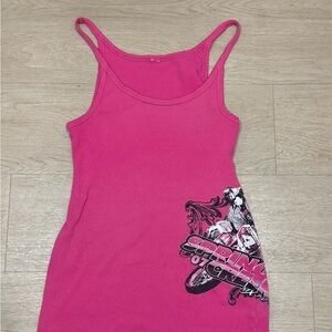 Vintage Y2K Harley Davidson Babydoll Tank Top